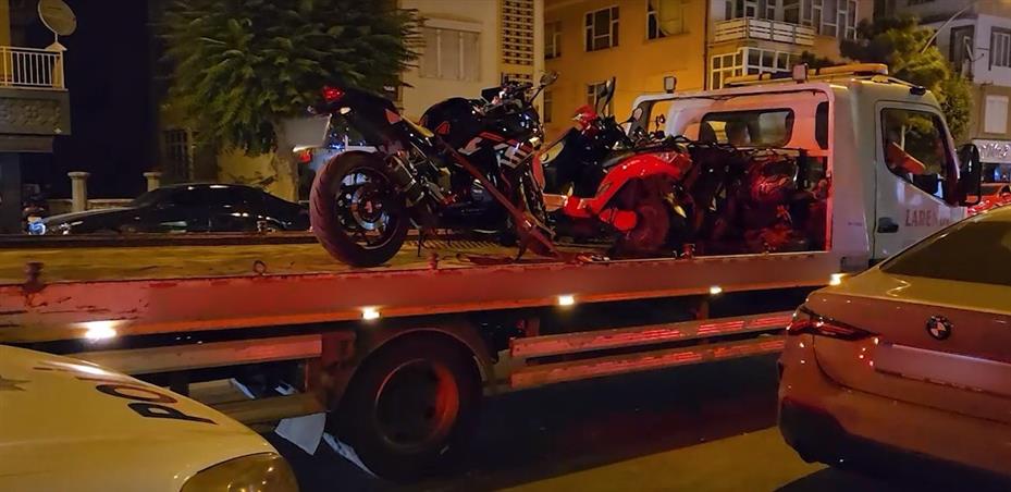 Karaman’da trafik kurallarına uymayan 401 motosiklete ceza yazıldı