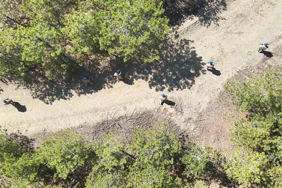 Orman yangınına karşı jandarma komandoların gözü yeşil doğada