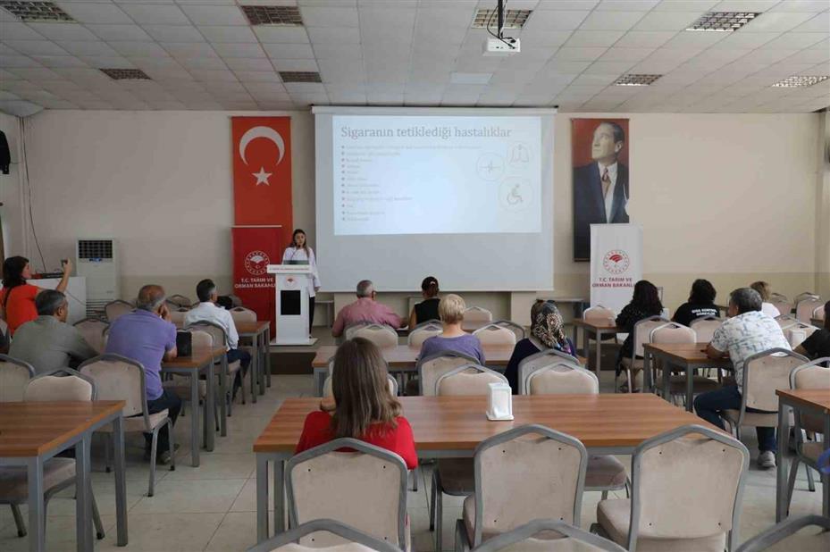 Tütün ve tütün ürünlerinin zararları anlatıldı