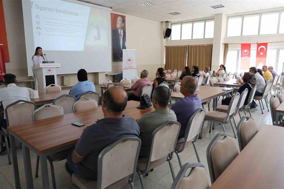 Tütün ve tütün ürünlerinin zararları anlatıldı