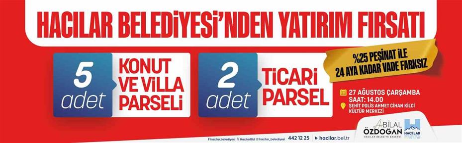 Başkan Özdoğan’dan Hacılar’da yatırım fırsatlarına davet