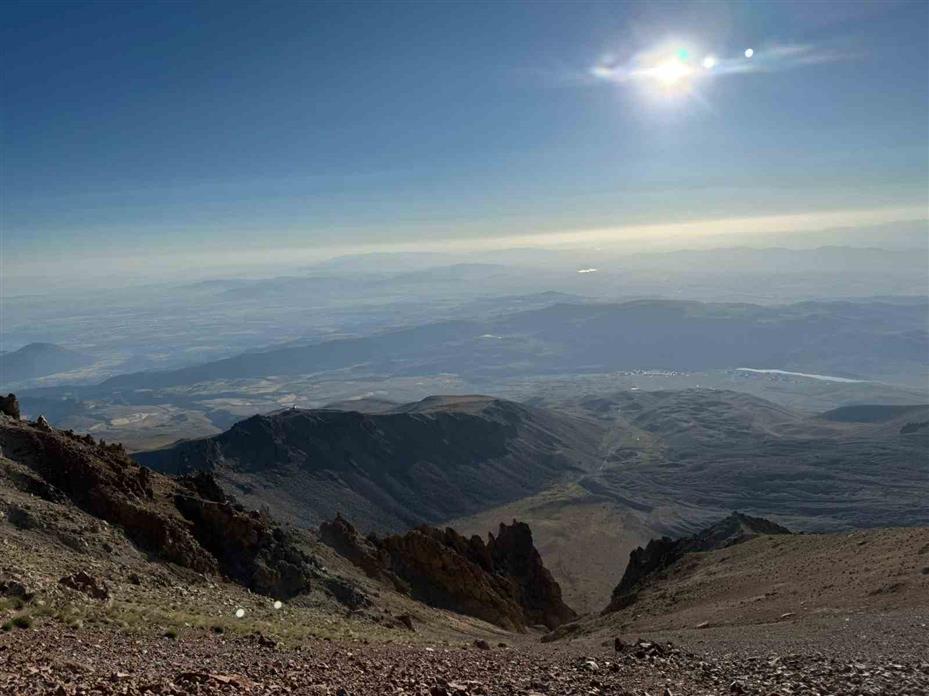 Erciyes’in 3 bin 917 rakımında muhteşem görüntüler