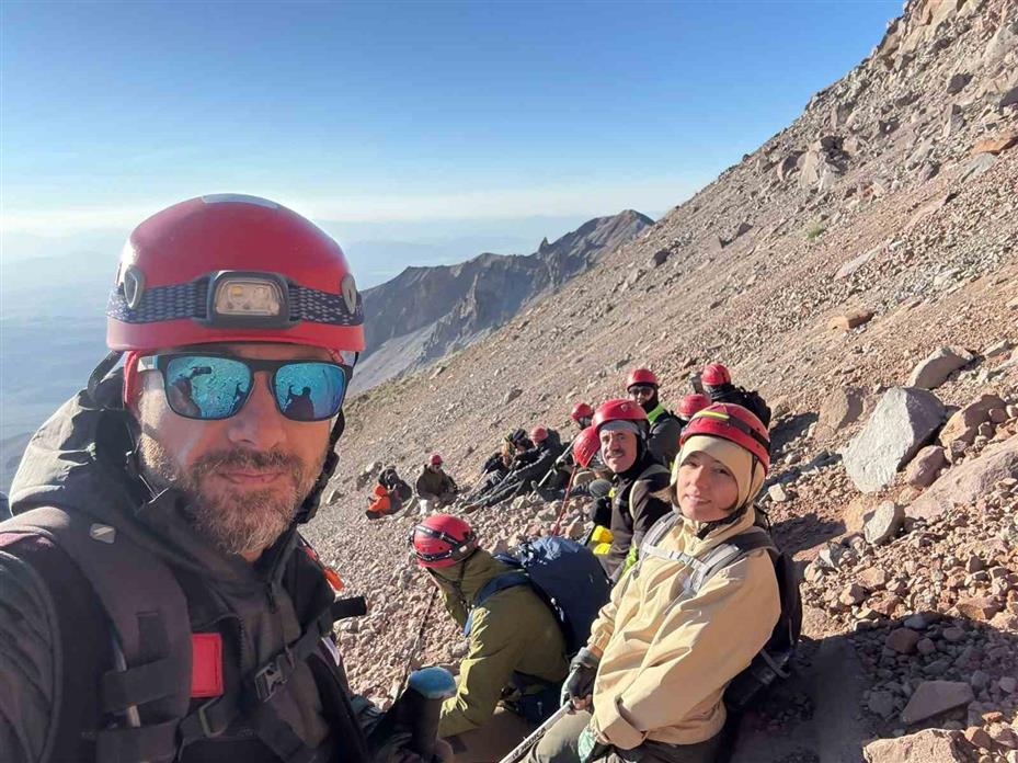 Erciyes’in 3 bin 917 rakımında muhteşem görüntüler