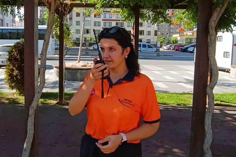 Kayseri’de haberleşme tatbikatı gerçekleştirildi
