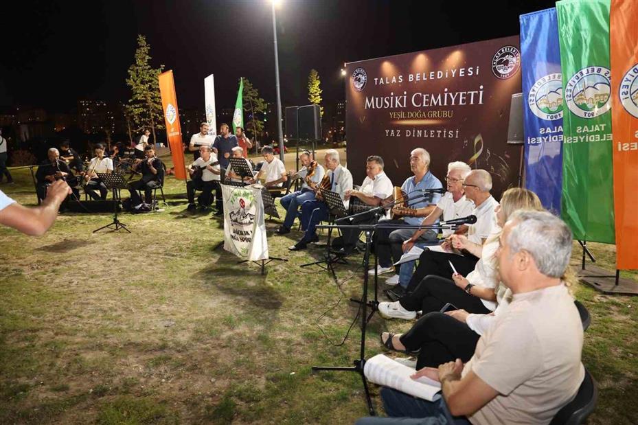 Talas Millet Bahçesi’nde keyifli bir akşam daha