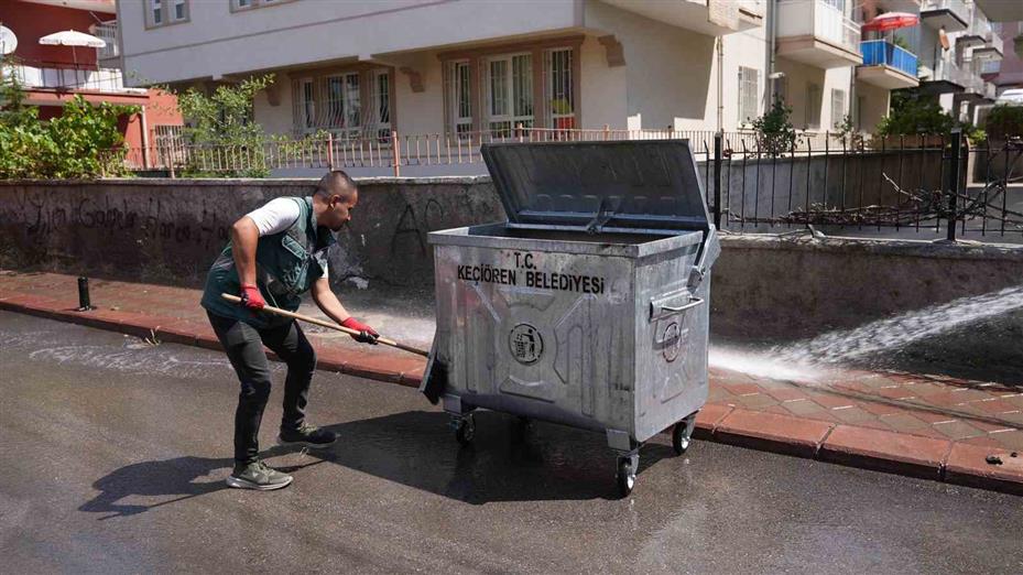 Keçiören’de geniş kapsamlı temizlik seferberliği