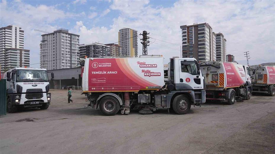 Keçiören’de geniş kapsamlı temizlik seferberliği