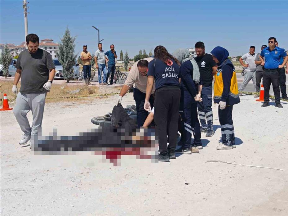 Aksaray’da tır ile motosiklet çarpıştı: 1 ölü