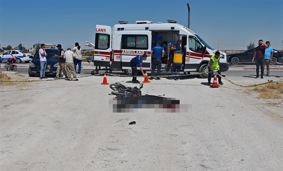 Aksaray’da tır ile motosiklet çarpıştı: 1 ölü