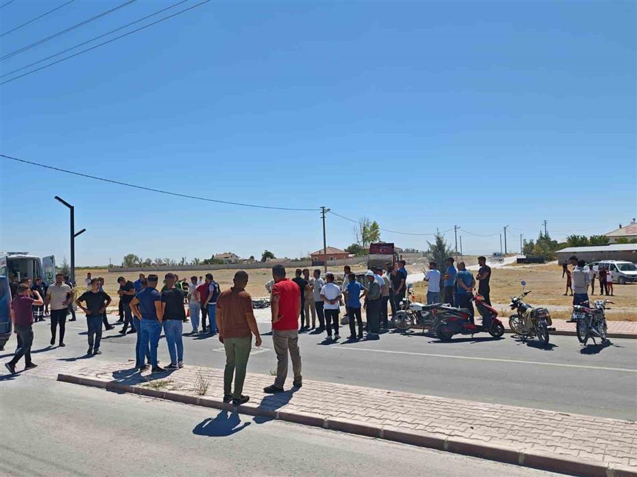 Aksaray’da tır ile motosiklet çarpıştı: 1 ölü
