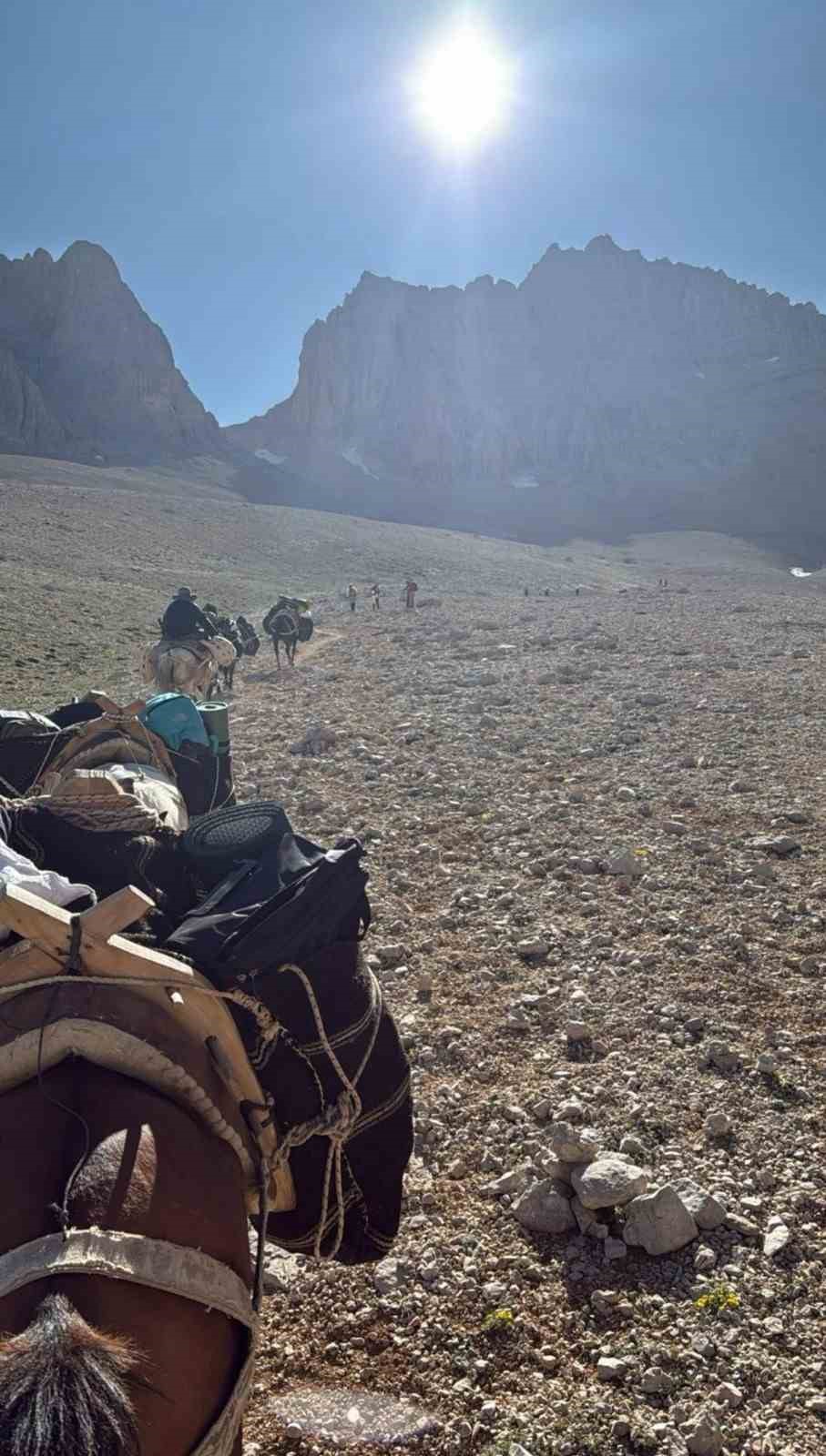 Aladağlar’ın şerpaları: Katırlarla zirve yolculuğu