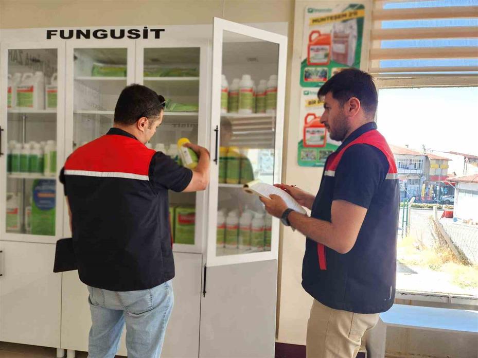 Eskişehir’de bitki koruma ürünleri satış yerlerine çapraz denetim