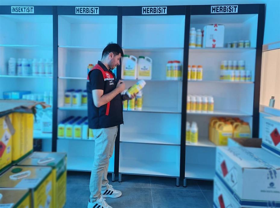 Eskişehir’de bitki koruma ürünleri satış yerlerine çapraz denetim