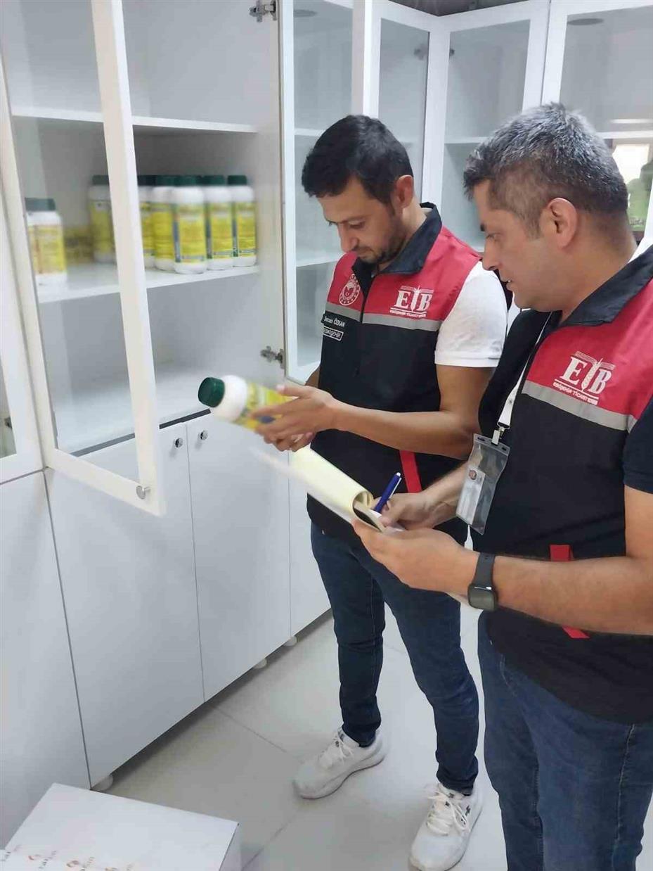 Eskişehir’de bitki koruma ürünleri satış yerlerine çapraz denetim
