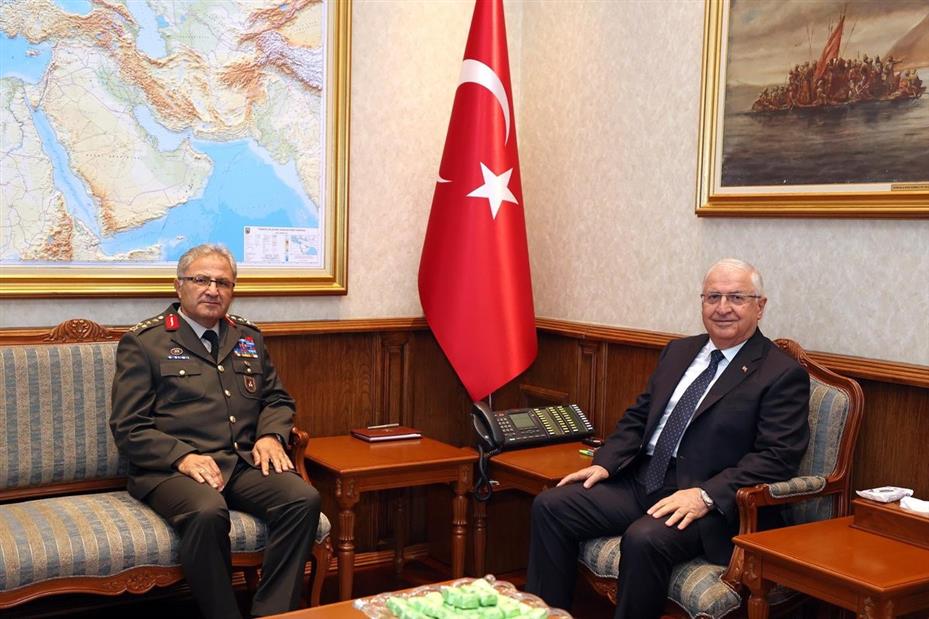 Bakan Güler, Kara Kuvvetleri Komutanlığına atanan Tokel’i kabul etti