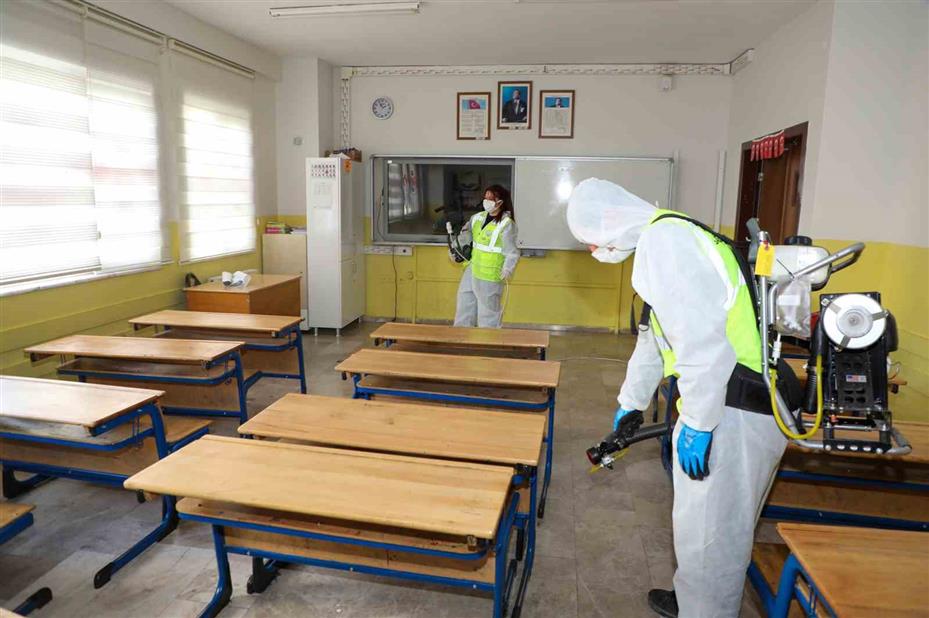 Talas’ta okullar yeni döneme hazırlanıyor