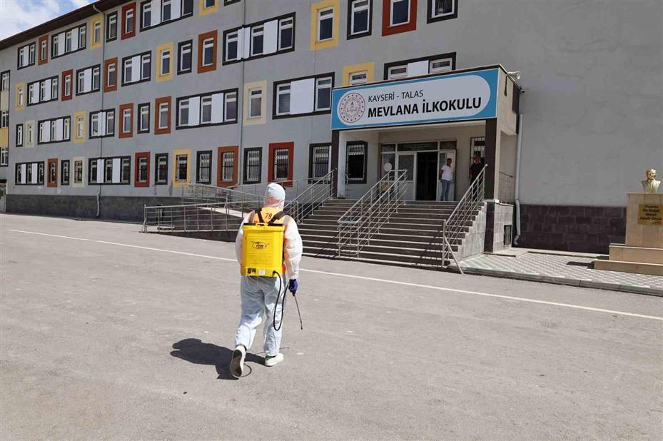 Talas’ta okullar yeni döneme hazırlanıyor