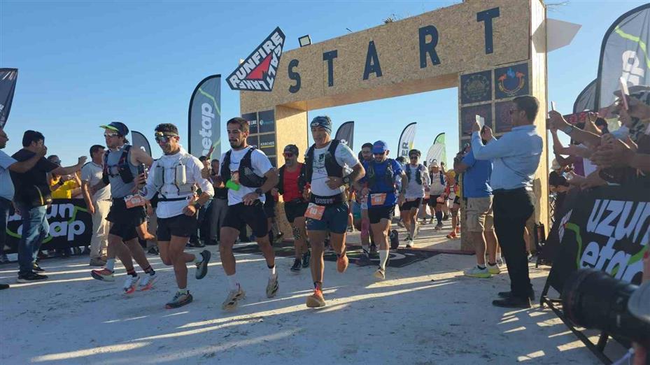 Runfire Salt Lake Ultra Trail Maratonu, renkli görüntülere sahne oldu