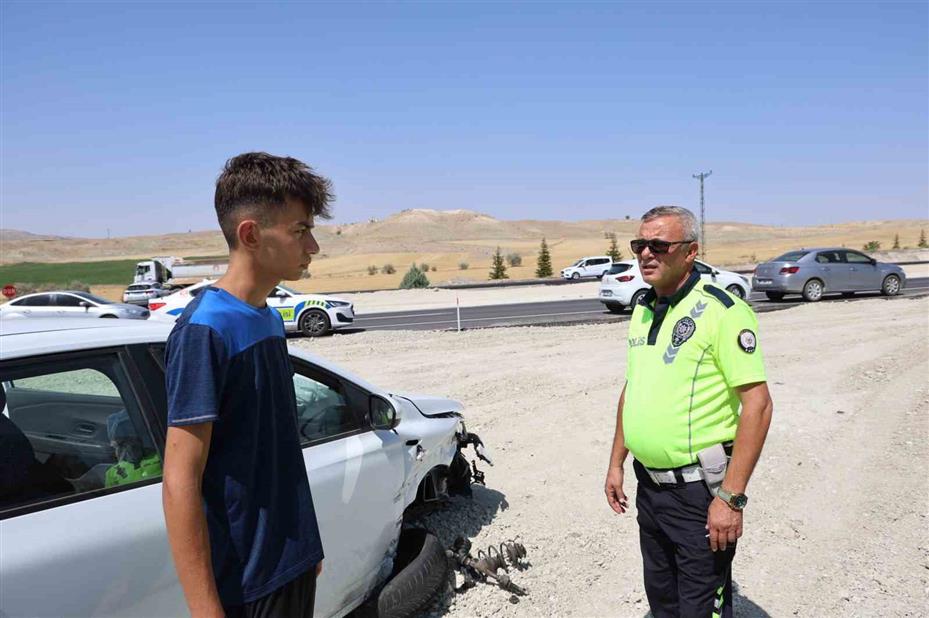 Kaza anında araç otomatik olarak acil çağrı sistemi 112’yi aradı