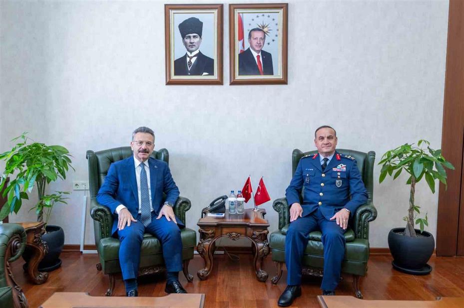 Hava Korgeneral Rafet Dalkıran’dan Vali Aksoy’a ziyaret