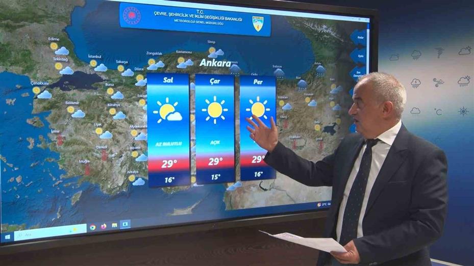 Ülke genelinde hava sıcaklıkları mevsim normalleri civarına düşüyor