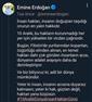 Emine Erdoğan: "Bugün Filistin’de yurtlarından koparılan, özgürlüğü elinden alınan, en temel hakları dahi çok görülen insanların acısı, dünyanın adalet arayışını daha da derinleştiriyor"