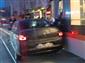 Otomobilin tramvayla çarpıştığı kazada maddi hasar oluştu
