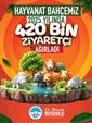 Bin 308 hayvana yuva olan hayvanat bahçesi; 420 bin ziyaretçiyi misafir etti
