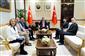 Cumhurbaşkanı Yardımcısı Yılmaz: "ABD Türkiye Büyükelçisi Barrack ile ikili ilişkilerimizin daha da güçlendirilmesi ve derinleştirilmesi konularını ele aldık"