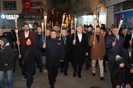 Kızılcahamam’da Ramazan coşkusu fener alayı ile yaşandı
