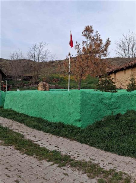 Eşankara Dede türbesinde bakım çalışmaları
