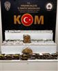 İş yerine yapılan operasyonda 12 bin adet dolu makaron bulundu