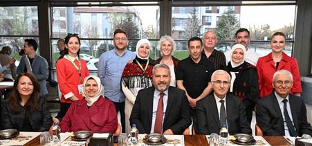 "1st Study in Eskişehir International Staff Week" programı kapsamında kapanış yemeği ve sertifika töreni gerçekleştirildi