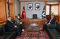 Azerbaycan Ankara Büyükelçiliği Eğitim Müşaviri Nesibova’dan Rektör Adıgüzel’e ziyaret