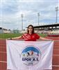 Kayserili sporcu Türkiye rekoru kırarak olimpiyat barajını aştı
