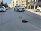 Eskişehir’de yol çöktü, sürücüler zor anlar yaşadı