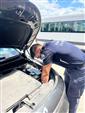 Eskişehir’de motor bölümüne sıkışan kediyi itfaiye ekipleri kurtardı