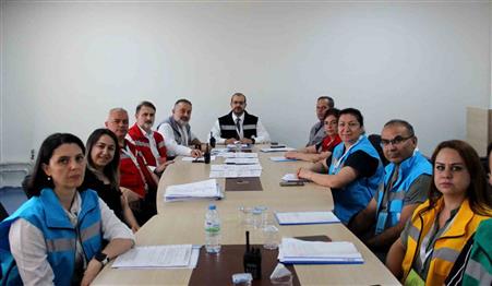 Kayseri Devlet Hastanesi’nde eş zamanlı tatbikat