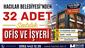 Hacılar’da 32 işyeri yeni sahiplerini bekliyor
