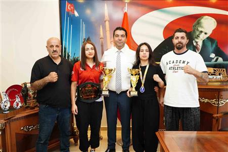 Milli sporculardan Başkan Demirci’ye şampiyonluk ziyareti