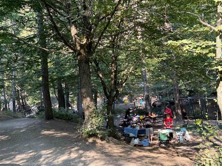 Doğasıyla hayran bırakan Beşikderesi Şelalesi’nde hafta sonu yoğunluğu