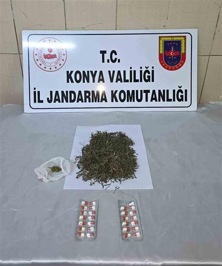 Konya’da jandarmadan uyuşturucu operasyonları: 4 tutuklama