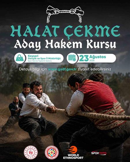 Halat Çekme Aday Hakem Kursu Kayseri’de düzenlenecek