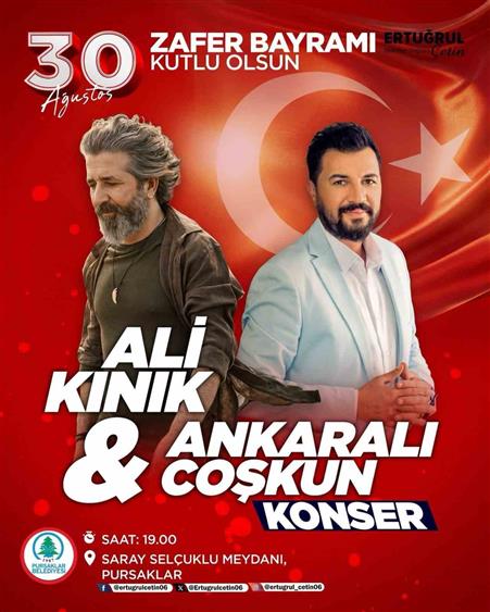 Pursaklar’da 30 Ağustos Zafer Bayramı’nın 104’üncü yılına yakışır gece