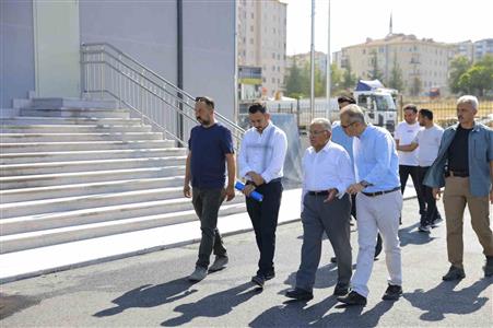 Başkan Büyükkılıç’tan 85 milyon TL’lik yatırım maliyetli eğitim yuvasında inceleme