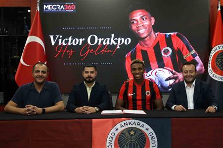 Gençlerbirliği Victor Orakpo’yu duyurdu