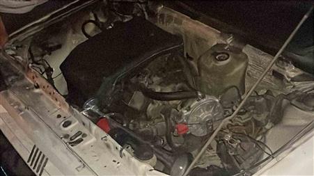Karaman’da seyir halindeki otomobil alev aldı