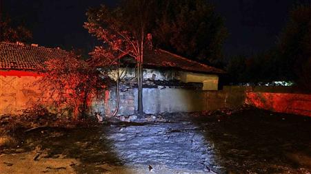 Kırıkkale’de otluk alanda çıkan yangın paniğe neden oldu