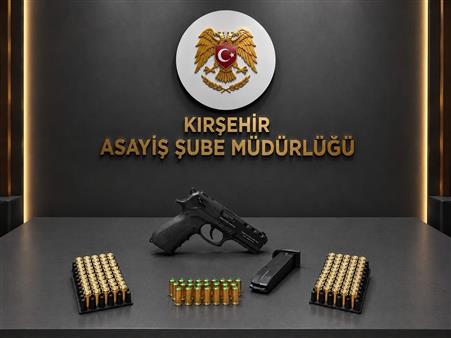 Kırşehir’de asayiş uygulamalarında silah ve uyuşturucu ele geçirildi