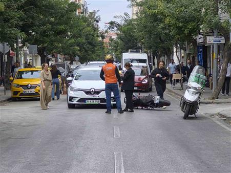 Eskişehir’de otomobille motosiklet çarpıştı